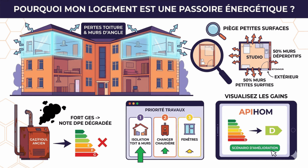 Pourquoi mon logement est-il une passoire énergétique ? Les 3 « vrais » coupables techniques